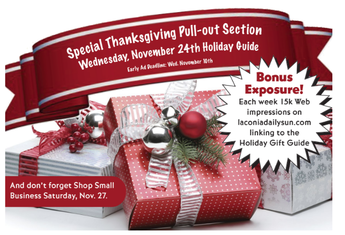 2021 Shop local with the Laconia Daily Sun Holiday Shopping Guide